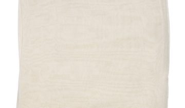 Echarpe en soie 43×160, mousseline de soie unie – Blanc Ivoire
