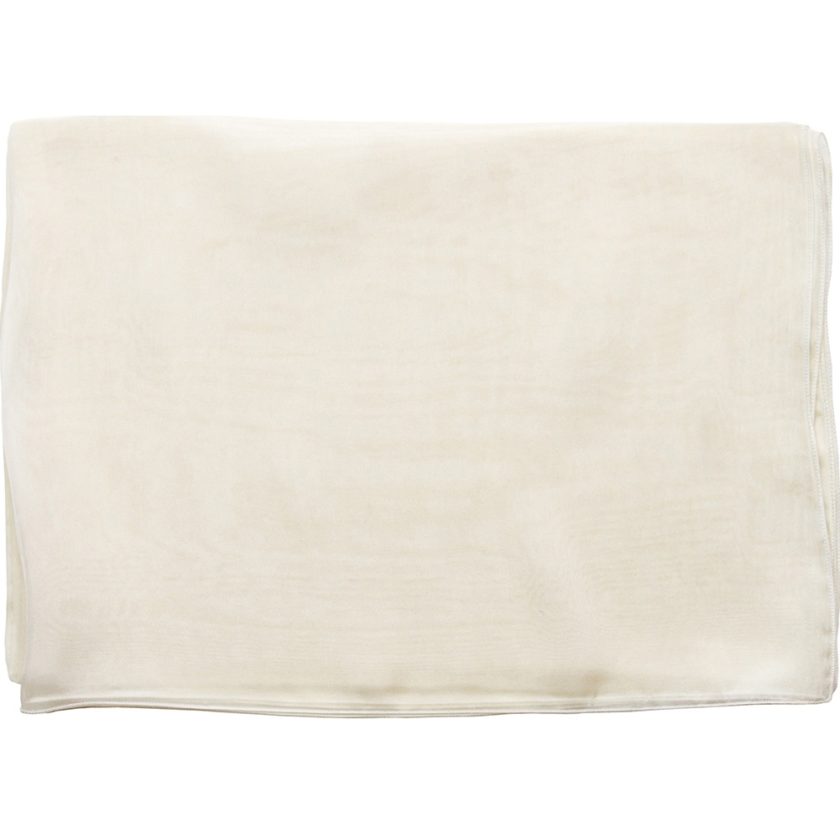 Echarpe en soie 67×180, mousseline de soie unie