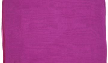 Echarpe en soie 67×180, mousseline de soie unie – Fuchsia