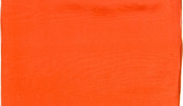 Echarpe en soie 67×180, mousseline de soie unie – Orange