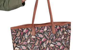 Sac Cabas MALFROY Faune et Flore – Gris Bordeaux